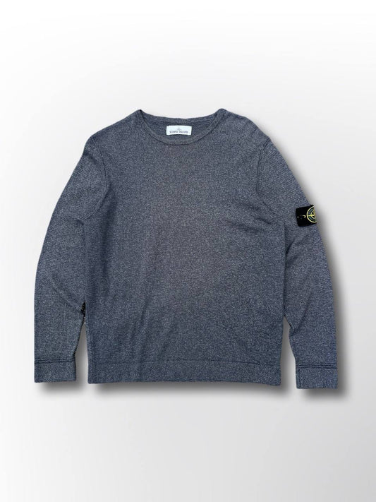 “Brugt Stone Island sweater sweatshirt i grå farve i L large 661552880”