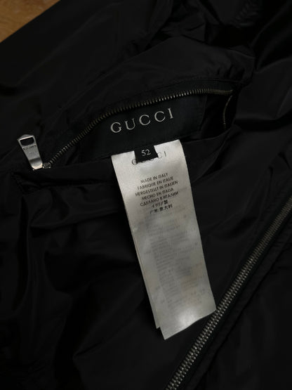 Gucci Reversible Bomber Jacket – Sort – Str. 52 Medium herre