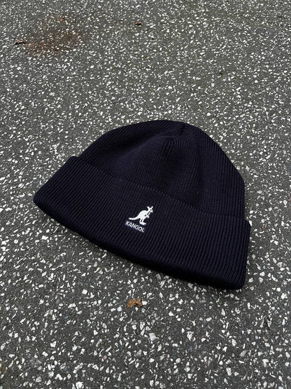 Brugt Used Varm Hue hat vinter hue beanie i mørkeblå Kangol one size M medium