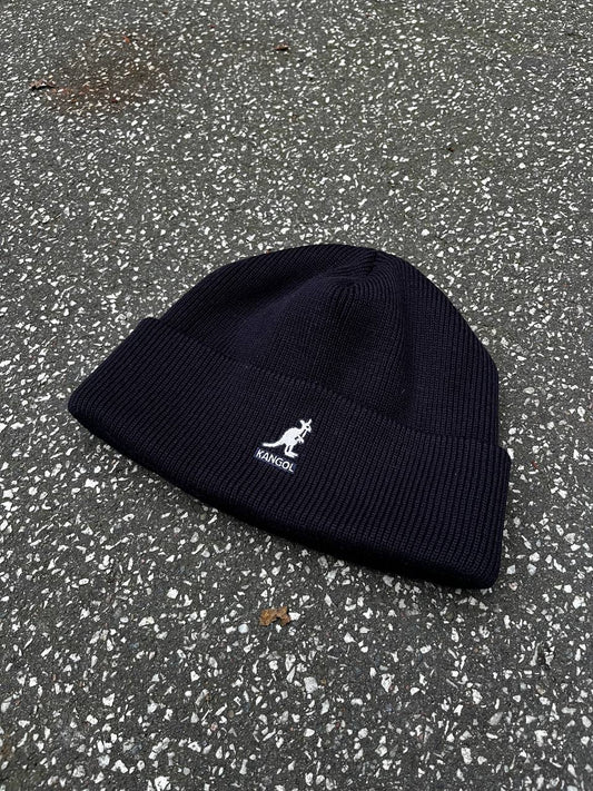 Brugt Used Varm Hue hat vinter hue beanie i mørkeblå Kangol one size M medium