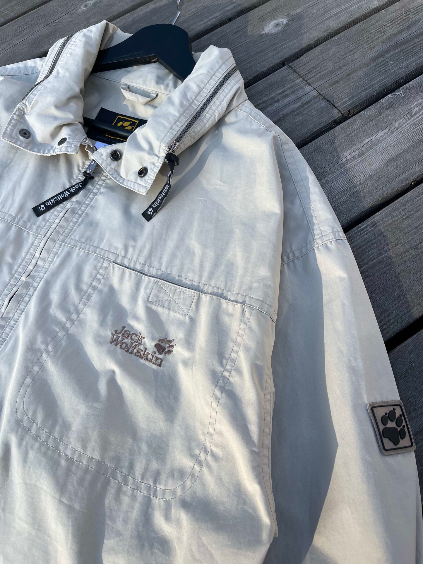 Vindjakke / sommerjakke Jack wolfskin Harrington jacket L large - supersaelger