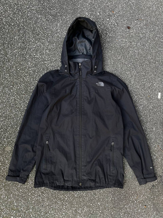 Brugt Used Regnjakke fra The North Face i sort i M medium dame DRYVENT membran