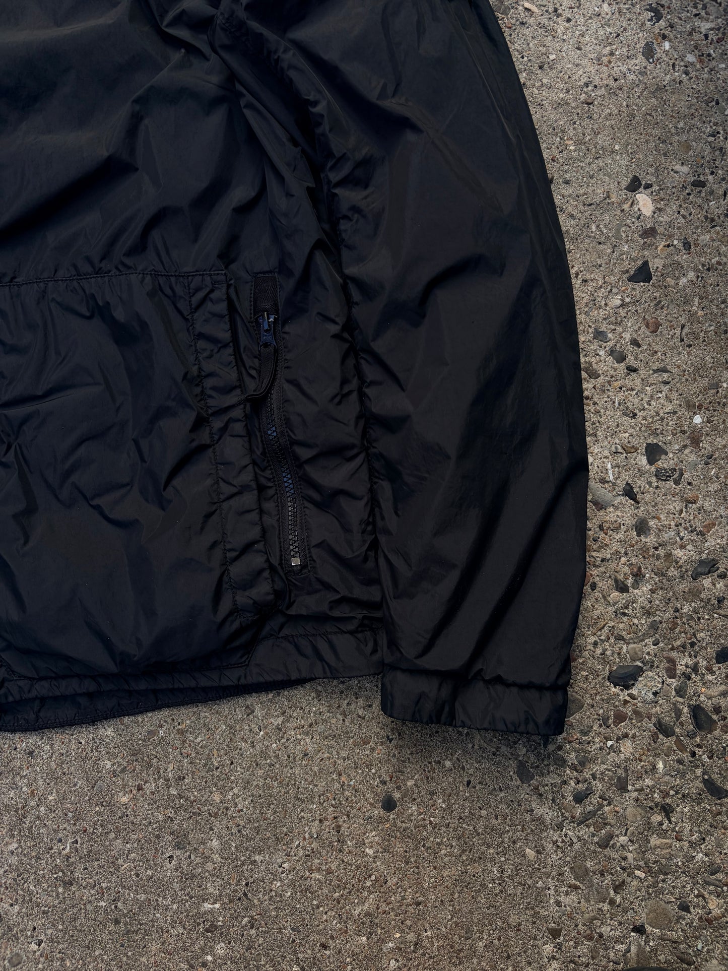 Stone Island Garment Dyed Crinkle Reps NY Hooded Jacket – Black – Large
