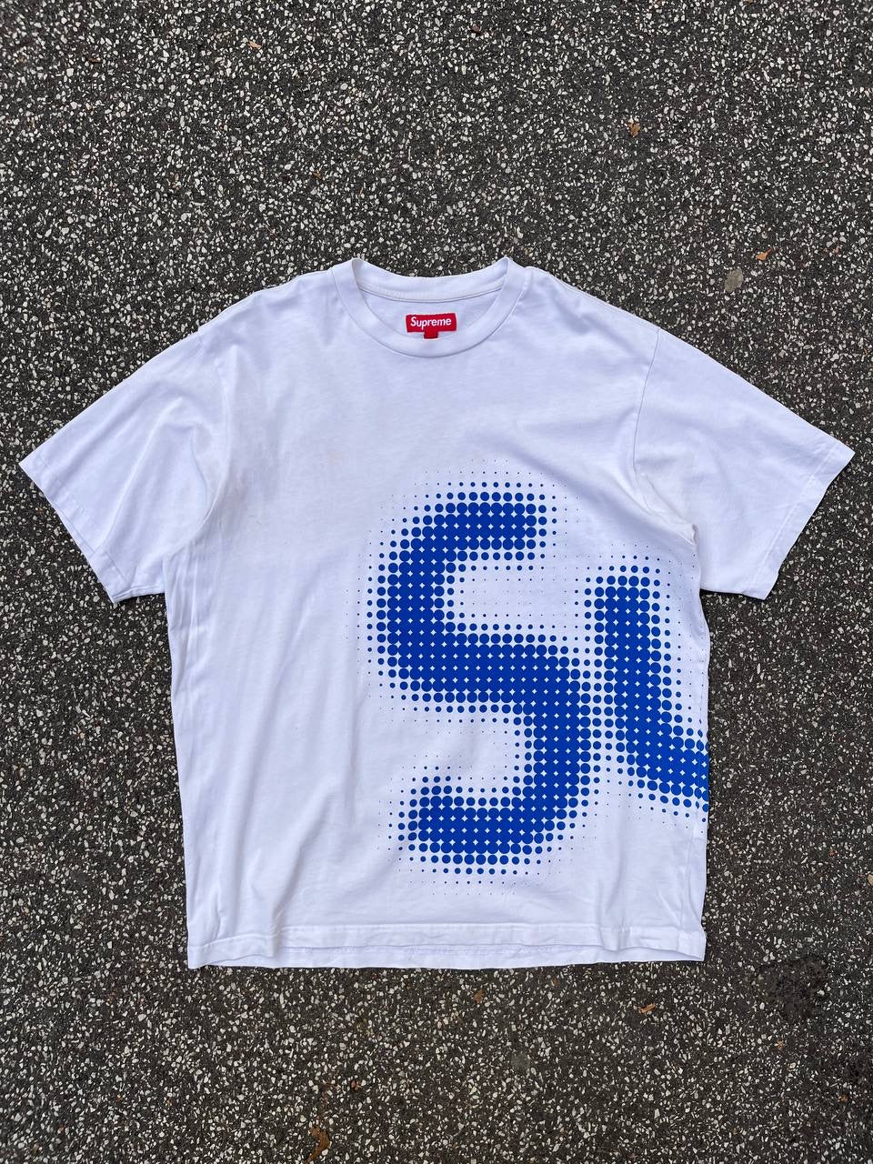 Supreme T-Shirt Tee White Hvid L Large
