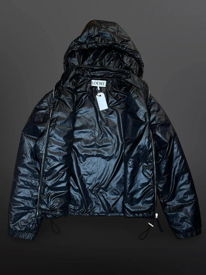 Loewe Jakke Micropuffer M Medium Sort Black