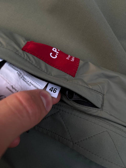 C.P.Company Softshell Jakke i Grøn med Briller Small