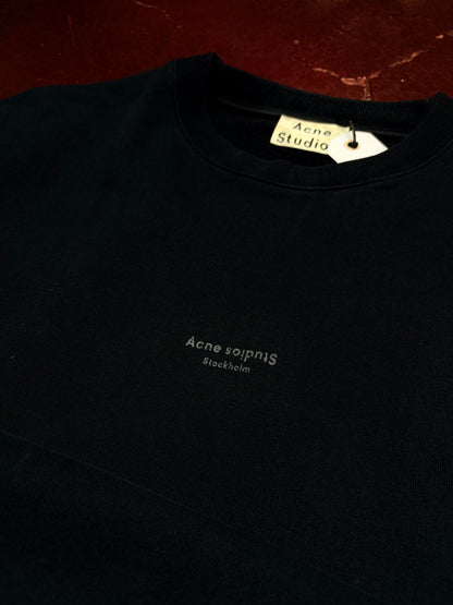 Acne Studios Logo Sweatshirt – Black – Medium