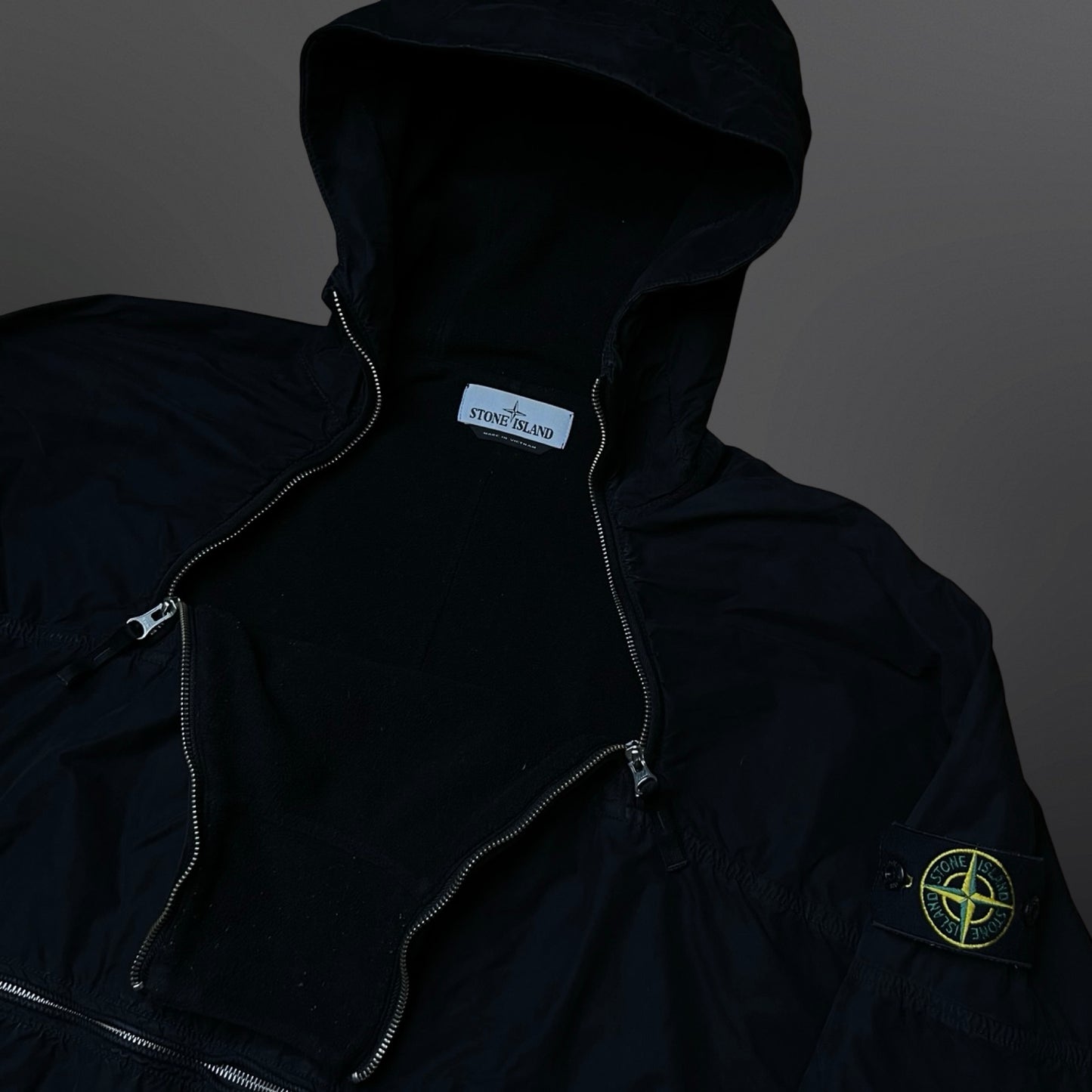 Stone Island Pullover Jakke / Anorak – Sort – Str. Small 711543031