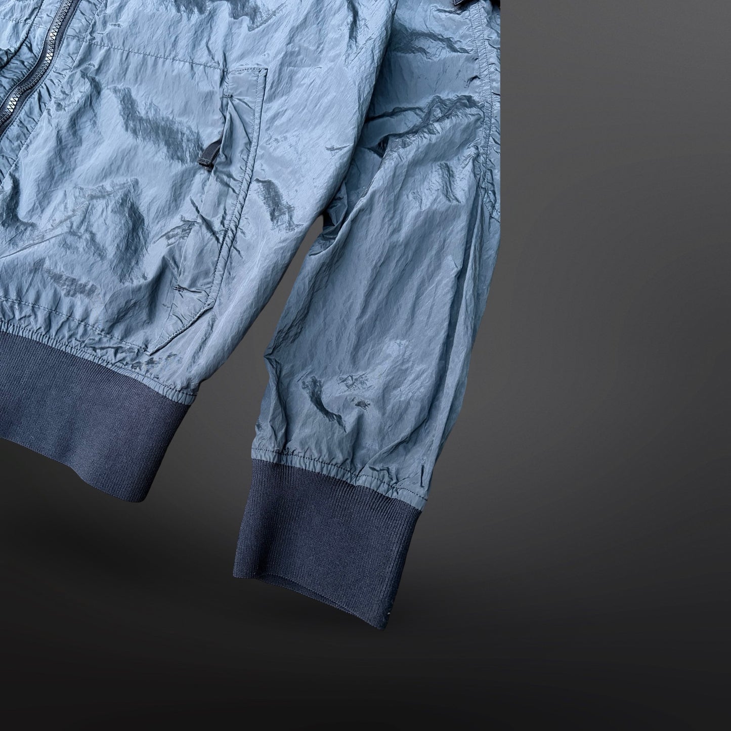 Stone Island Nylon Metal Watro Jakke Windbreaker Sommerjakke – Large Grøn