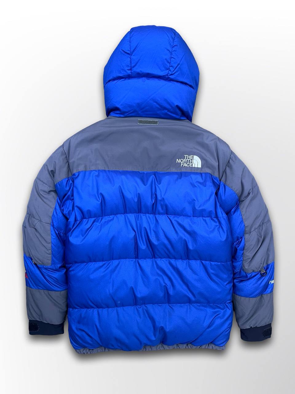 Brugt Vinterjakke The North Face Himalayan Summit Series 700 Dunjakke M medium Herre i Blå og Grå
