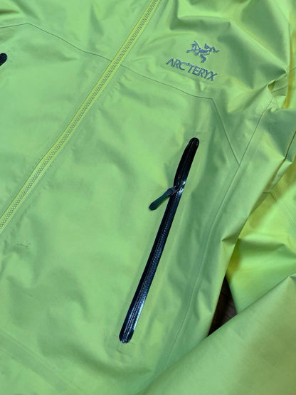 Arcteryx Arc’teryx Beta Jacket Skaljakke regnjakke vindjakke i M medium Lime grøn farve