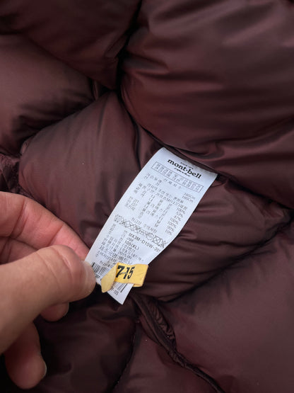 Montbell EX 800 Down Jacket Dunjakke Bordeaux L Large EU