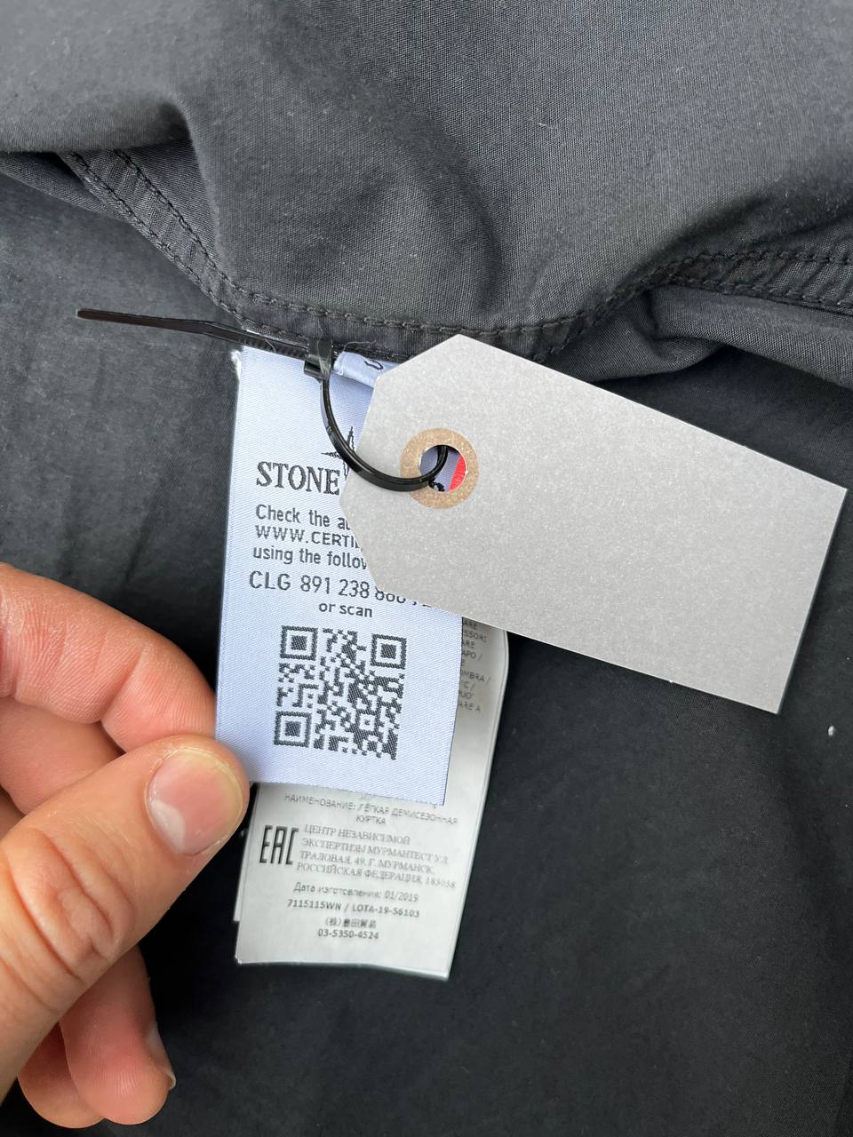 “Brugt Overshirt Stone Island i S Small Sort 7115115WN”