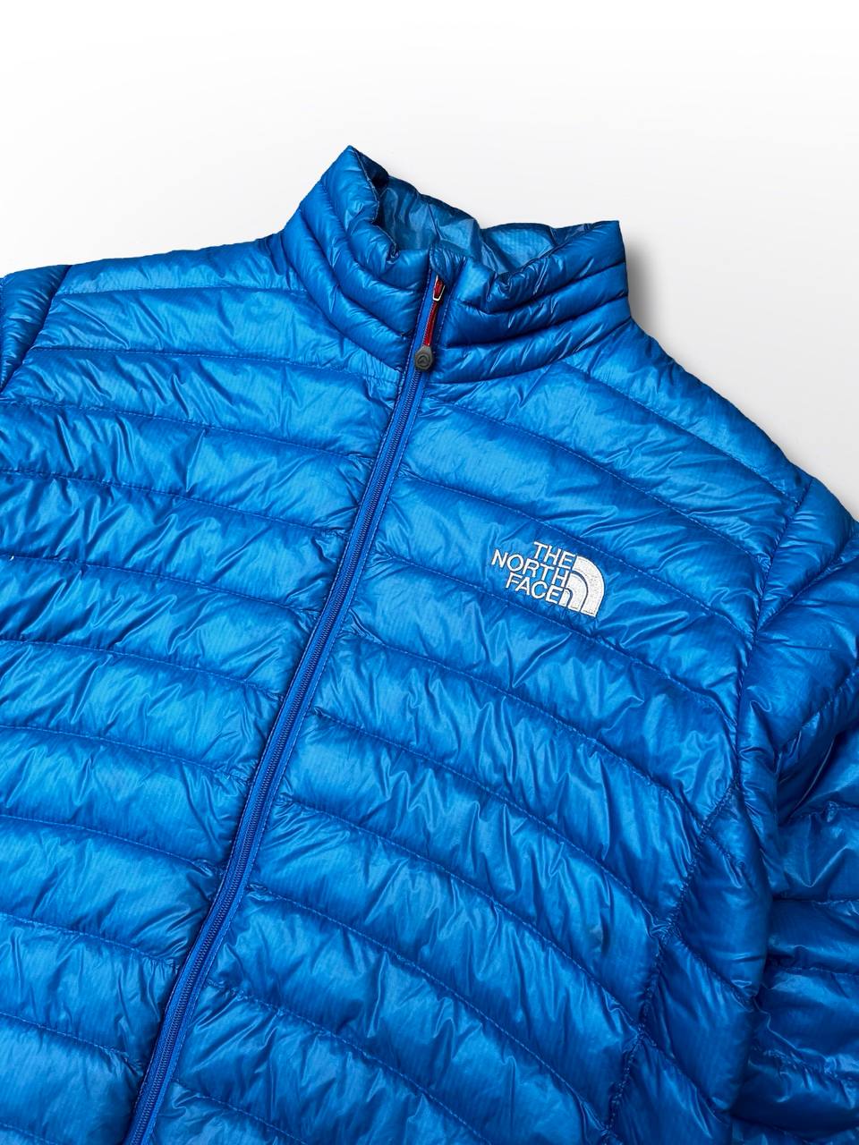 Brugt Used The north face Puffer goose down varm vinterjakke micropuffer S small mænd herre i Blå
