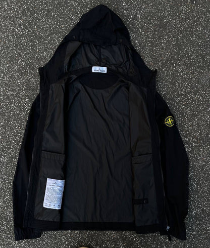 Stone Island Regnjakke Skin Touch Nylon TC Sort S Small