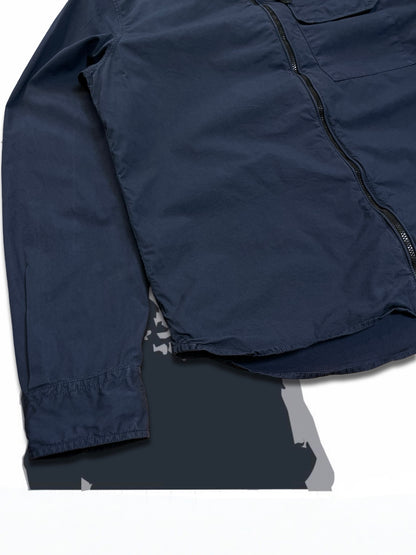 Brugt Used C.P.Company Overshirt i Mørkeblå i S small