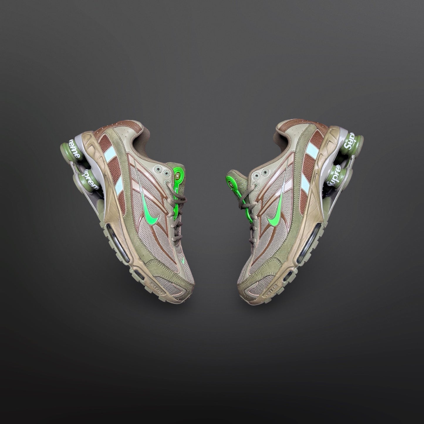 Supreme x Nike Shox Ride 2 SP “Neutral Olive” – Size 42