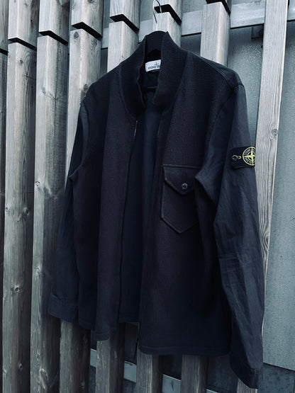 Stone Island Knitted Zipped Cardigan/overshirt nylon/cotton Medium - supersaelger