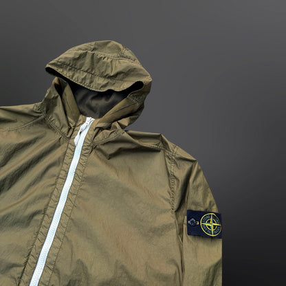 Stone Island Membrana 3L TC Hooded Jacket – Olive