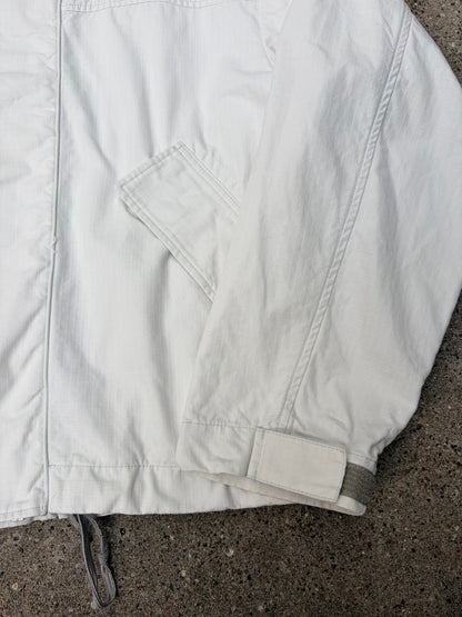 Acne Studios Funnel Neck Ripstop Jacket – Fog Grey – Size 46 (Large)