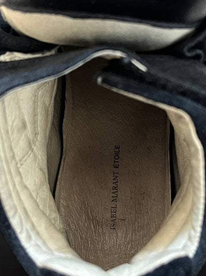Isabel Marant Étoile Bekett Leather Wedge Sneakers – Sort – Str. 38