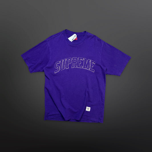 Supreme Arc Logo T-Shirt – Purple – Medium