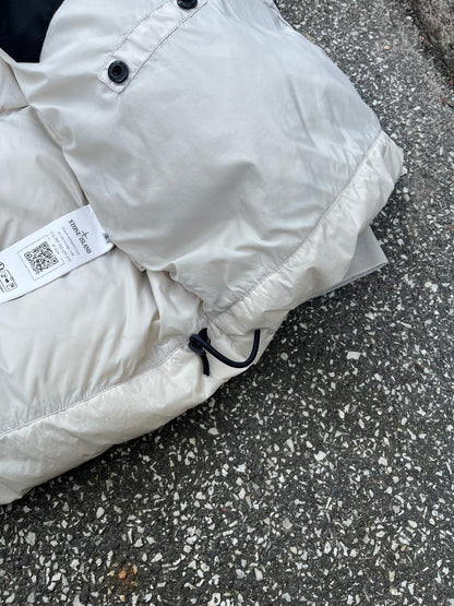 Stone Island Crinkle Reps NY Down Jacket Off White Str. Large