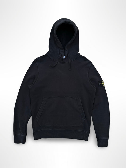 Stone Island Hoodie Hættetrøje Sort Black Large 691562820 Brugt Used