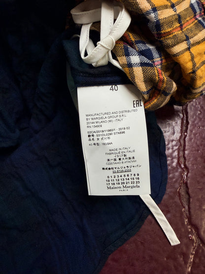 Maison Margiela Patchwork Check Shirt – Size 40 / XS–S Dame