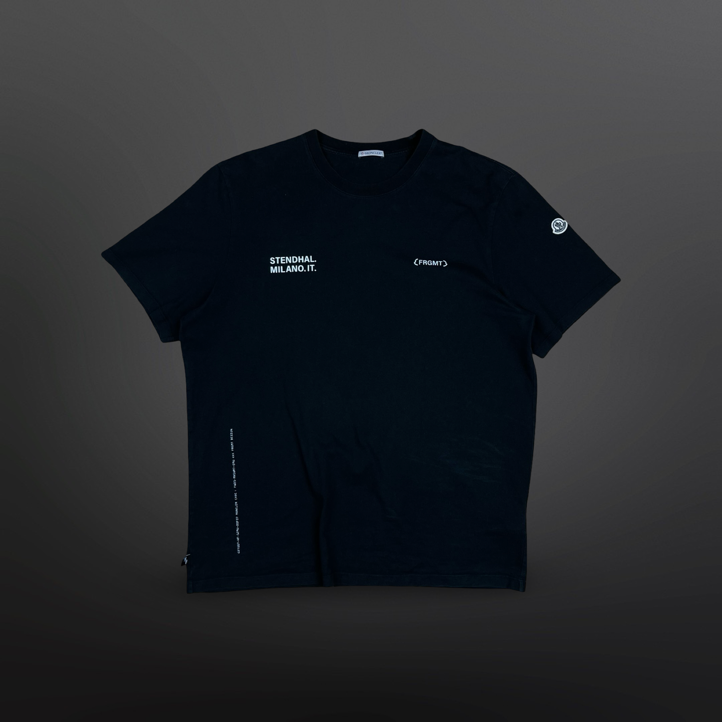 Moncler 7 × FRGMT T-Shirt – Sort – Str. XL