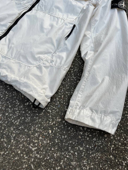 Stone Island Jakke Naslan Light Watro Hvid Medium