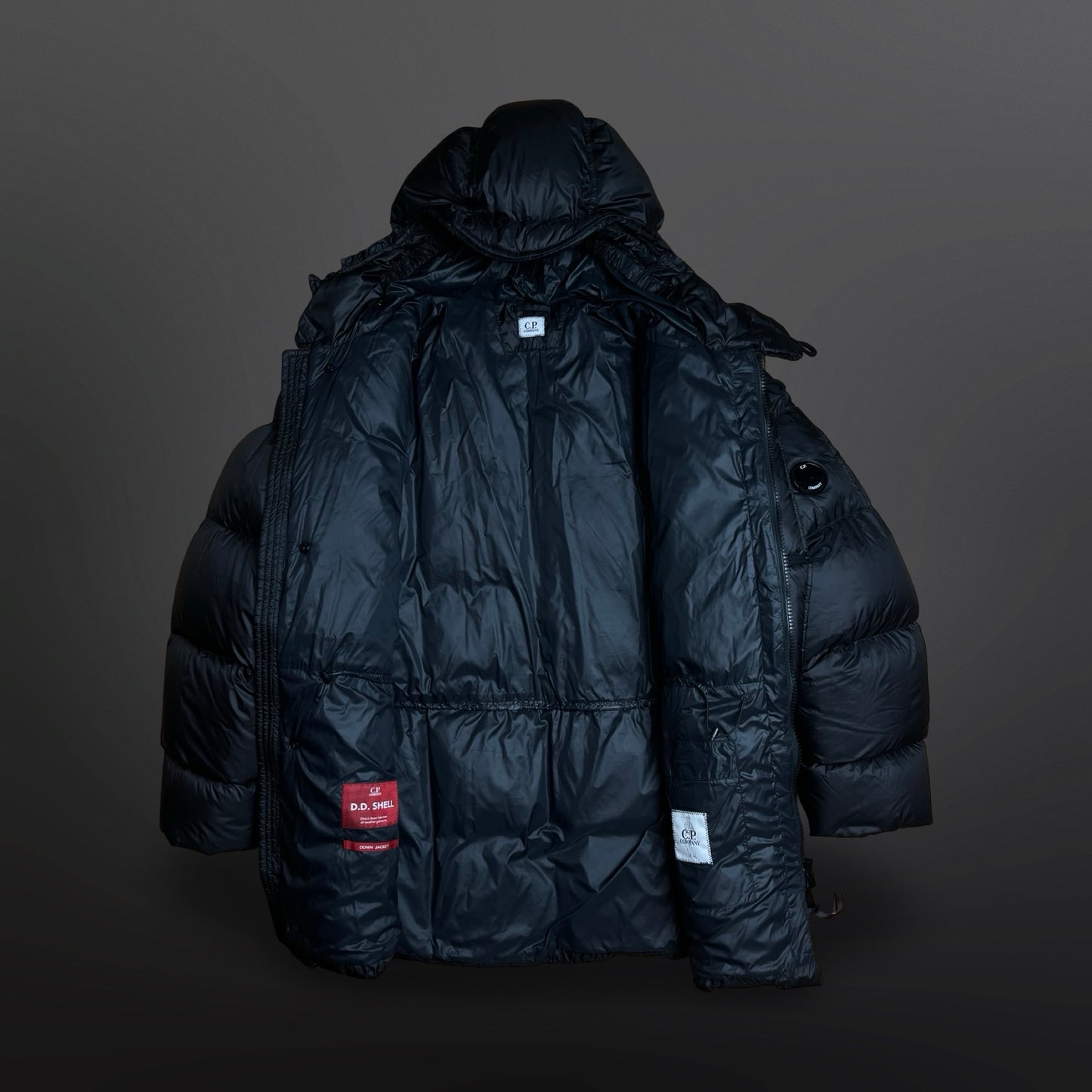 C.P. Company D.D. Shell Down Jacket – Sort – Str. 52 Large