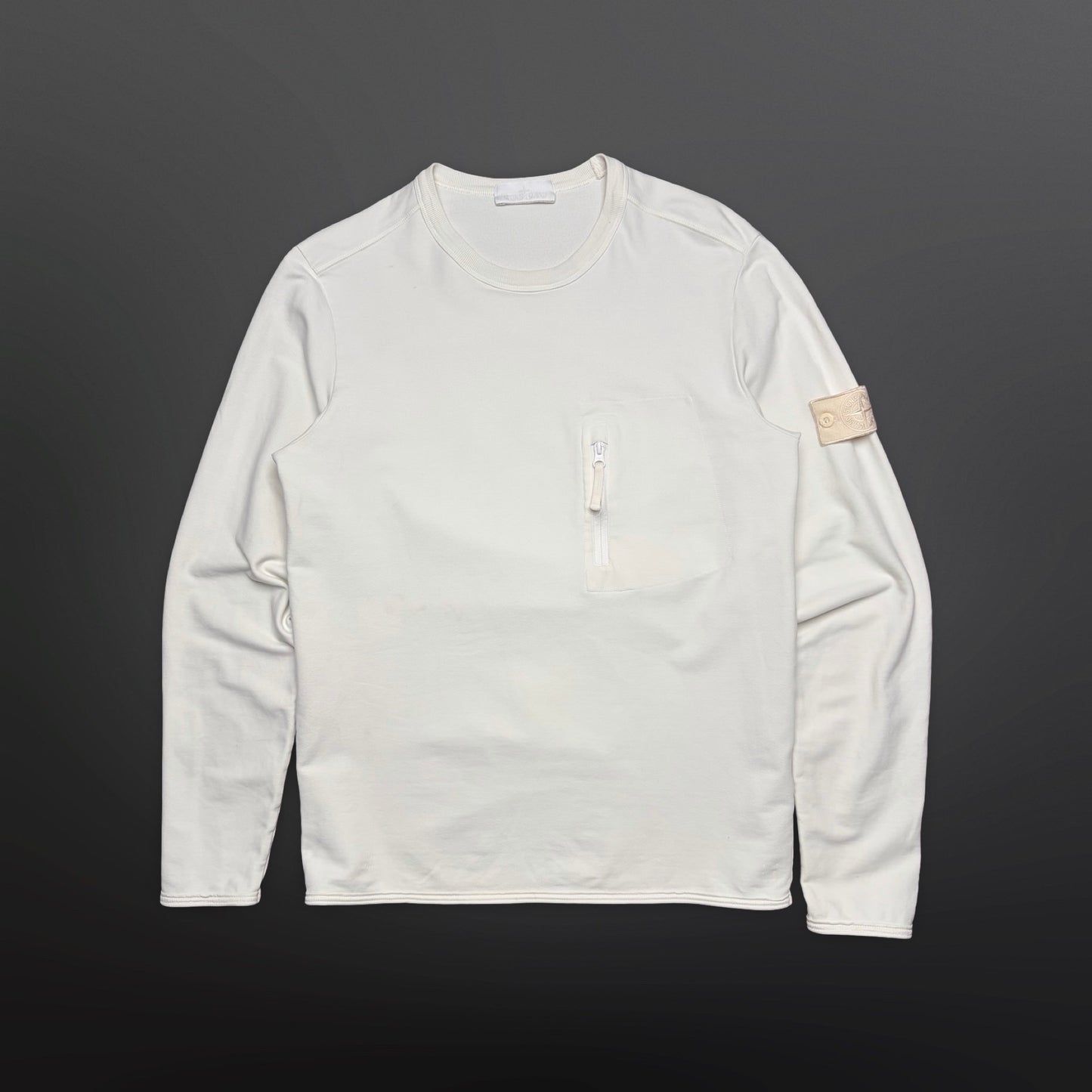 Stone Island Ghost Piece Sweatshirt White – Large