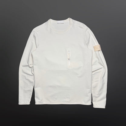 Stone Island Ghost Piece Sweatshirt White – Large