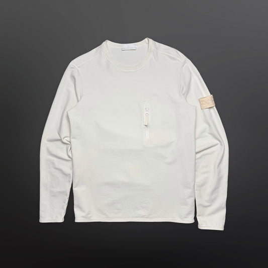 Stone Island Ghost Piece Sweatshirt White – Large