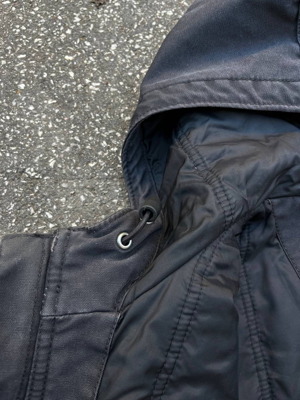 Carhartt Active Work Wear Jakke i Grå vandtæt Medium Herre Vintage