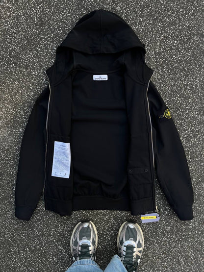 Stone Island Jakke Light Soft Shell R e Dye Technology S Small Sort