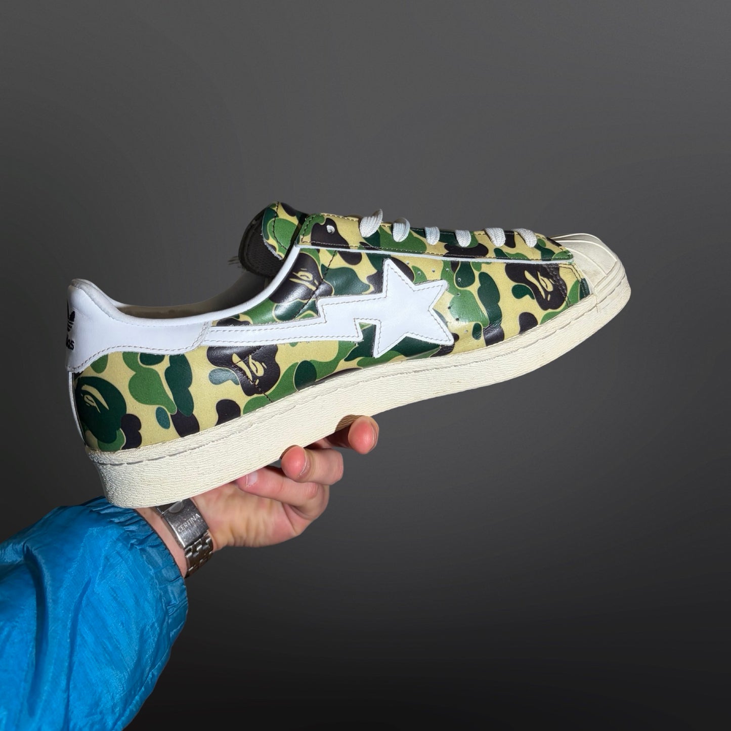 BAPE x adidas Superstar “Camo” – Str. 46