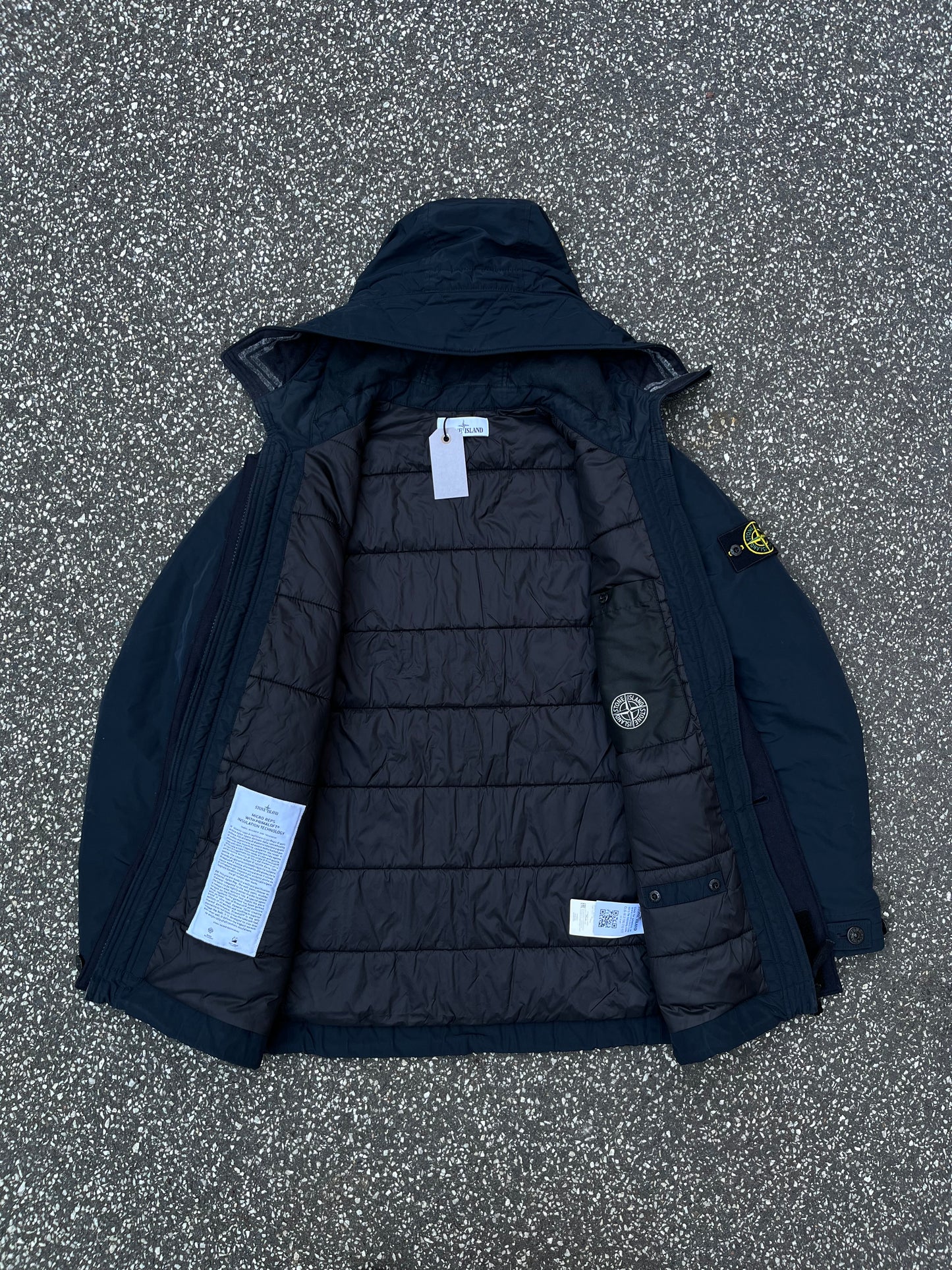 Stone Island Jakke Navy M Medium Primaloft Insulation