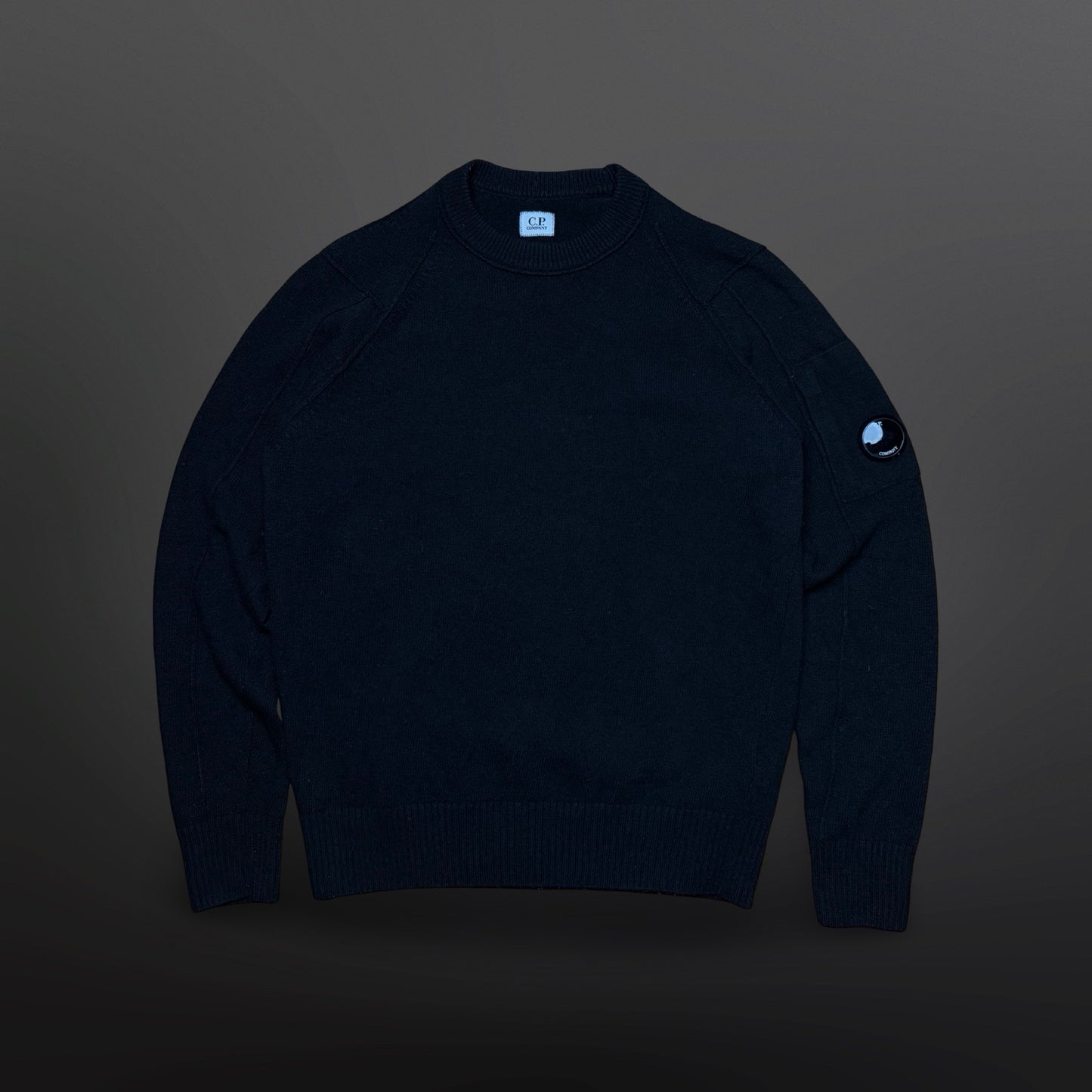 C.P. Company Uld Crewneck Sweater – Sort (Str. 52 / Large)