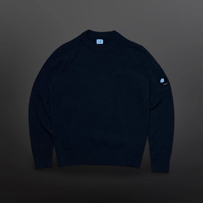 C.P. Company Uld Crewneck Sweater – Sort (Str. 52 / Large)
