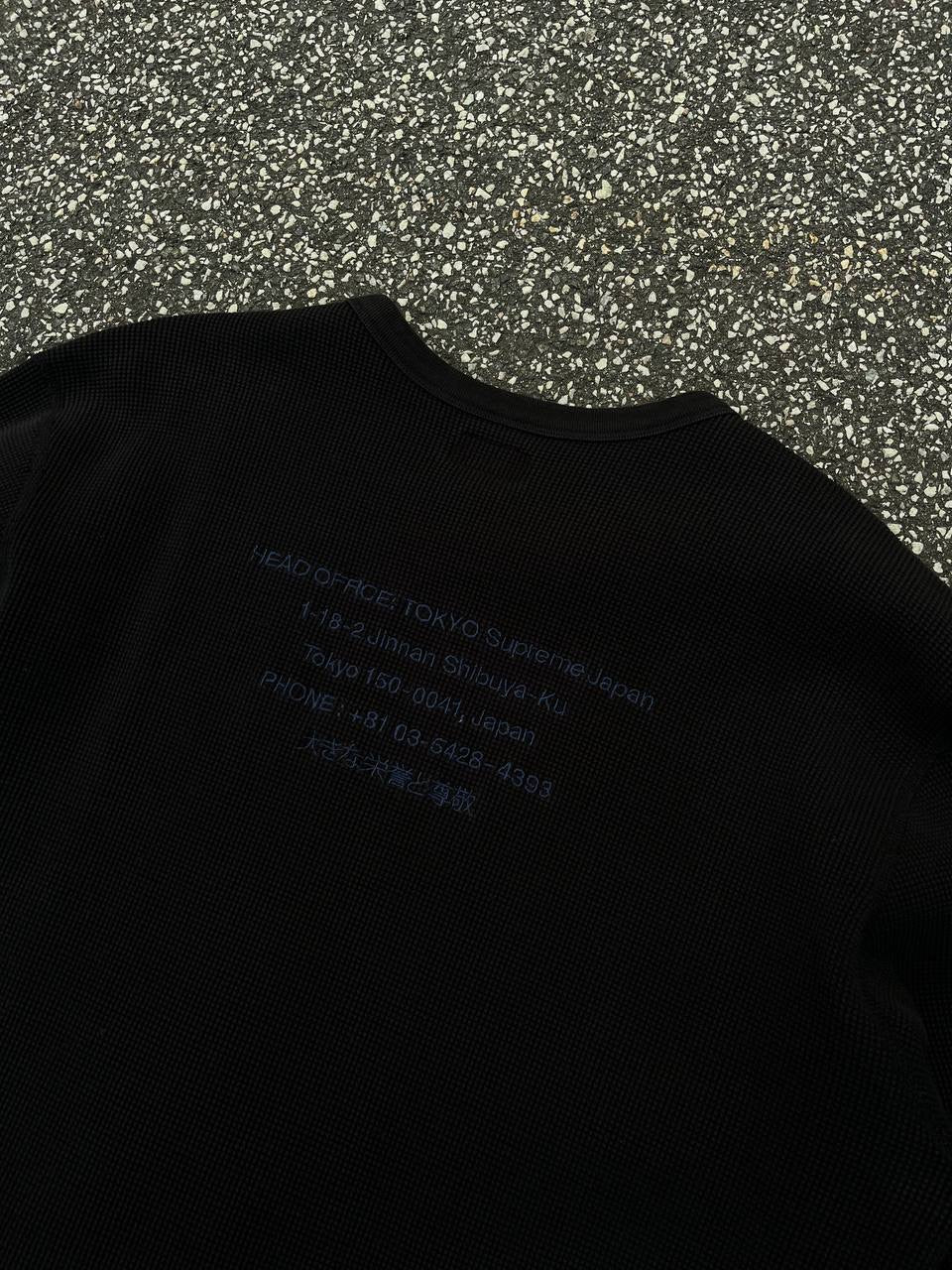 Supreme Sweater Trøje XL Sort Black Japan Edition
