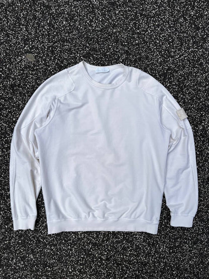 Stone Island Ghost Sweatshirt Hvid White 6815620F6