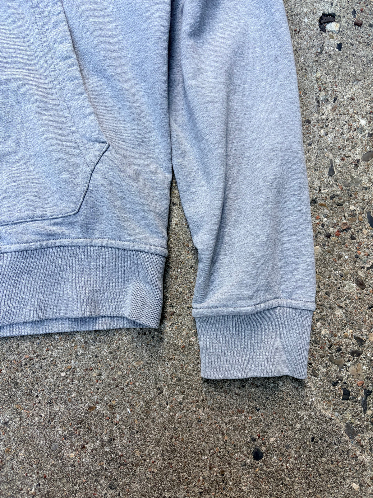 Stone Island Full-Zip Hoodie – Grey – Medium