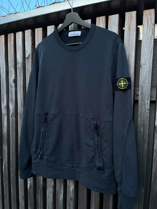 Stone Island sweatshirt med lommer Grå Medium