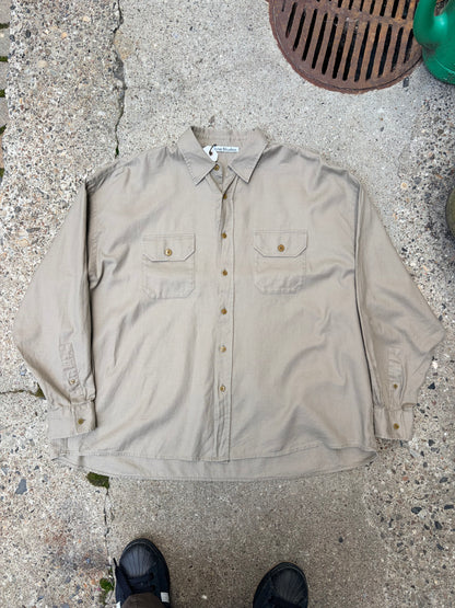 Acne Studios Stockholm 1996 Oversized Shirt – Beige – Large / XL