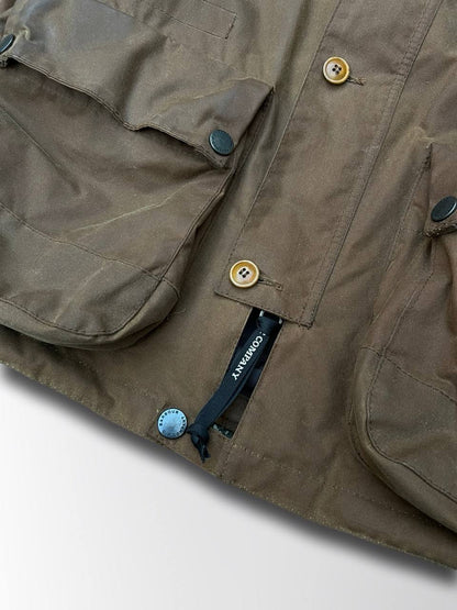 C.P. Company X Barbour google wax jacket parka i Brun brown S small