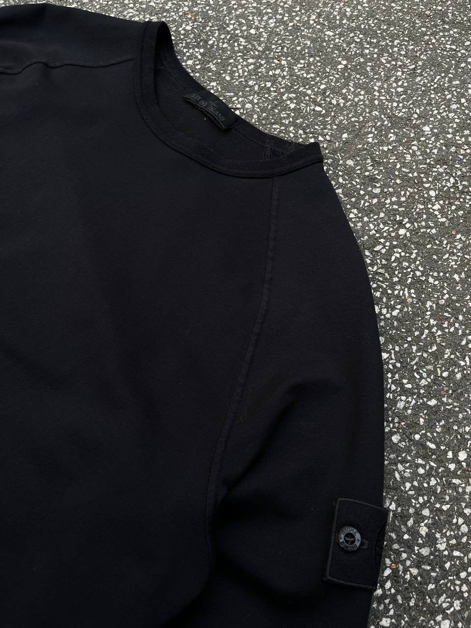 Stone Island Ghost Sort Black Sweatshirt Long sleeve L Large Brugt Used