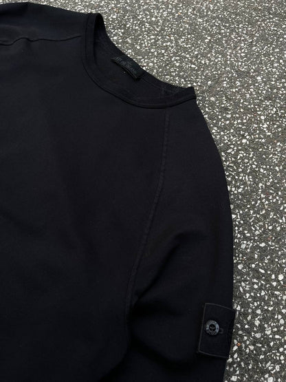 Stone Island Ghost Sort Black Sweatshirt Long sleeve L Large Brugt Used