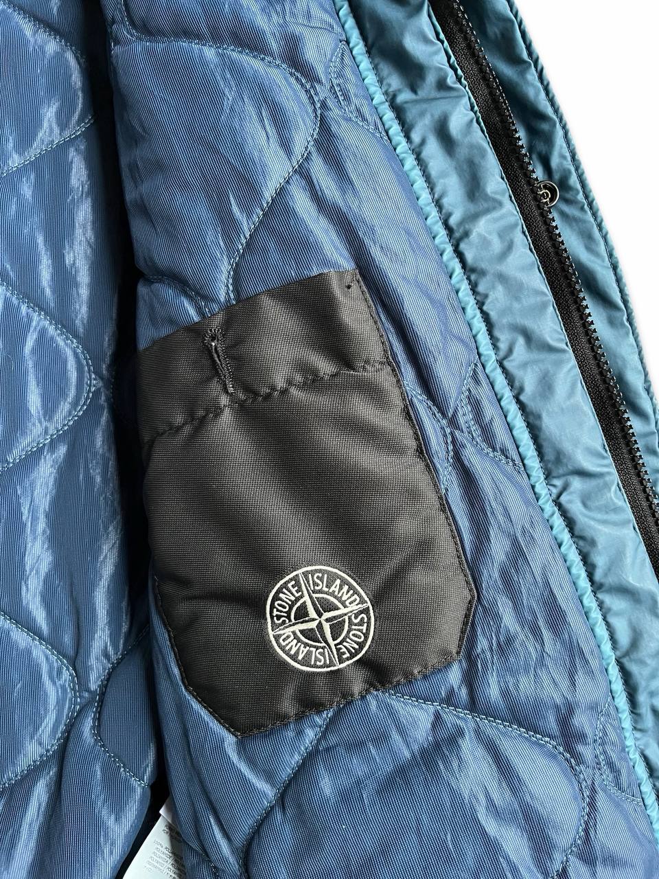 Brugt Used Stone Island Jakke Mussola Gommata i Large Blå